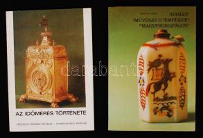 2 db könyv-Katona Imre: Habán művészeti emlékek Magyarországon. Bp., Múzsák Közművelődési Kiadó. Kiadói papírkötés, színes képekkel illusztrált, jó állapotban; Az időmérés története. Kiadói papírkötés, képekkel illusztrált, jó állapotban.