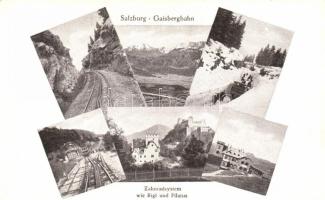 Salzburg, Gaisbergbahn Zahnradsystem / railway system, timetable on the backside (non PC)