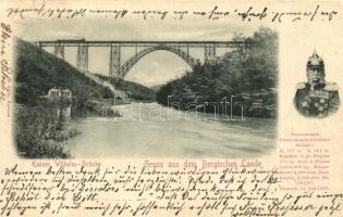 Bergisches Land, Kaiser Wilhelm Brücke / bridge (fa)