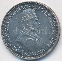 1896KB 1K Ag "Millennium" T:1- Eredeti dísztokban! Adamo K5.2