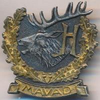 DN "MAVAD (Magyar Vadkereskedelmi Rt.)" aranyozott fém jelvény T:2