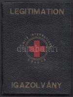1944 Bp., Személyre szóló fényképes vöröskeresztes igazolvány