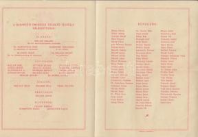 1923 Bp., Meghívó a Budapesti Önkéntes Tűzoltó Testület zártkörű táncestélyére