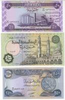 Egyiptom 6db klf bankjegy T:I,II+ (1x) Csak egyszer hajtva!