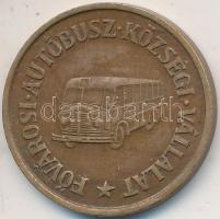 1946-1968. 5Ft "FAKV (Fővárosi Autóbusz Községi Vállalat)" fém közlekedési bárca T:2