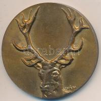 Iván István (1905-1968) "Országos Trófeabíráló Bizottság - Budapest" Br emlékérem (40mm) T:2