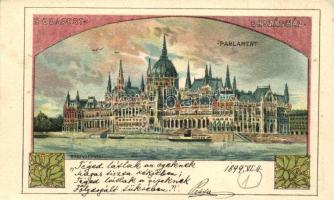 1899 Budapest V. Országház litho s: Rosenberger