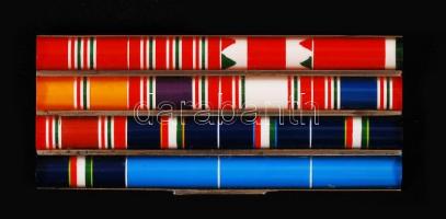 Cca 1980 ezredesi kabát, méret:L, kitüntetése, váll lapok