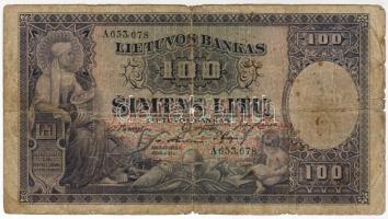 Litvánia 1928. 100L T:IV