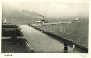 Siófok - 2 db régi képeslap / 2 old postcards