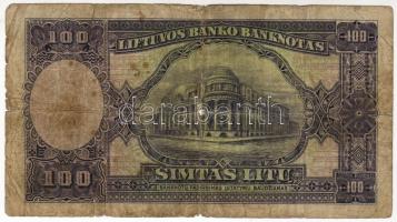 Litvánia 1928. 100L T:IV