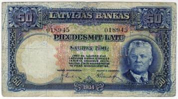 Lettország 1934. 50L T:III+