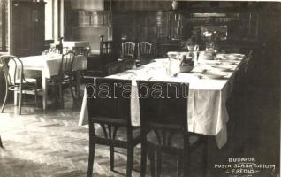 Budapest XXII. Budafok, Posta szanatórium, vendéglő, belső