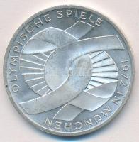 NSZK 1972G 10M Ag "Olimpia-München / Csomó" T:2
GFR 1972G 10 Mark Ag "Olymics Munich ...