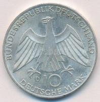 NSZK 1972D 10M Ag "Olimpia-München / Csomó" T:2 GFR 1972D 10 Mark Ag "Olymics Munich / Knot" C:XF