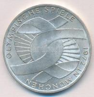 NSZK 1972D 10M Ag "Olimpia-München / Csomó" T:2
GFR 1972D 10 Mark Ag "Olymics Munich ...