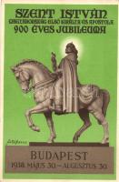 1938 Szent István, Magyarország első királya és apostola 900 éves jubileuma / King Saint Stephan anniversary s: Fúró Ferenc (EK)