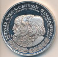 Soltra Elemér (1922-) 1992. "200 éves a Csurgói Gimnázium / 1792-1992" fém emlékérem (42mm) T:2 (PP)