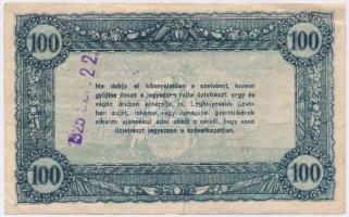 1925. 100K "Vásárlási visszatérítés" "Békéscsabai Kisgazdák Szövetkezete" felülb...