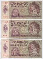 1939. 5P (3x) sorszámkövető T:III