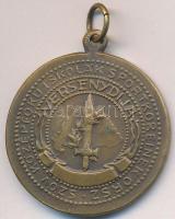 ~1930. "Középfokú Iskolák Sportköreinek Országos Szövetsége - Versenydíja / Dulce et decorum est pro patria mori (Édes és dicső dolog a hazáért meghalni)" Br díjérem (30mm) T:2