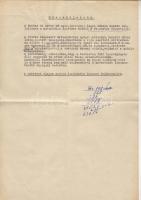 1934 Műszaki 50f okmánybélyeggel+alul-felül vágott Győr városi illetékbélyeggel