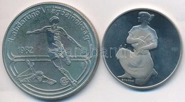 1981. 100Ft "FAO" Ni + 1982. 100Ft Cu-Ni "Labdarúgó VB" T:PP,BU Eredeti tokban, ...