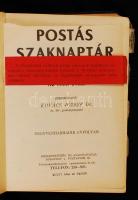 1939 Postás szaknaptár az 1939. évre. Szerk.: Kovács József. Bp., Főposta. Kopott vászonkötésben, eg...
