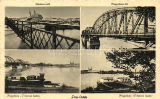 Komárom, Kiduna- és Nagyduna-híd, Trianoni határ / bridges, border (EK)
