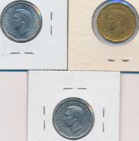 Kanada 1943. 4c Cu + 1944. 5c Ni + 1951. 5c Ni T:2
Canada 143. 5c Cu + 1944. 5c Ni + 1951. 5c Ni C:X...