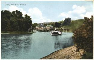 Pillnitz (Dresden) Schloss, Elbinsel / castle, steamship, No. 5672. (Rb)