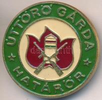 DN "Úttörő Gárda - Határőr" zománcozott fém jelvény (34mm) T:2