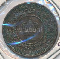 Kanada / Új-Skócia 1864. 1c Br T:2- Canada / New Scotland 1864. 1 Cent Br C:VF