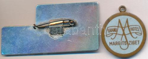DN "Thermal Hotel Margitsziget" fém személyzeti kitűző + DN "Grand Hotel Margitsziget...
