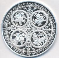 Bognár György (1944-) 1996. "Millecentenárium 896-1996" Ag emlékérem dísztokban (15.55g/0....