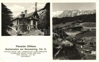 Semmering, Breitenstein, Pension Dillenz (EK)