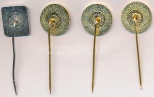 Jugoszlávia/Kishegyes DN "Mali Idos - Kishegyes Október 18." (4xklf) fém kitűzők. Szign.: ...