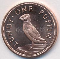 Nagy-Britannia / Lundy 2011. 1P "Martin Coles Harman" fantáiaveret T:1 Great Britain / Lundy 2011. 1 Puffin "Martin Coles Harman" fantasí coin C:UNC