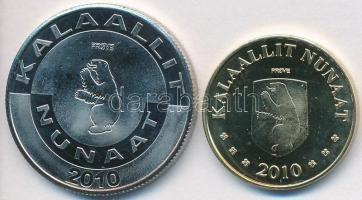 Grönland 2010. 5K + 10K "Próba" fantáziaveretek T:1
Greenland 2010. 5 Kroner + 10 Kroner &...