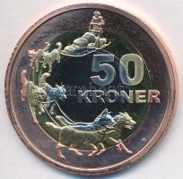 Grönland 2010. 50K "Próba" fantáziaveretek T:1 Greenland 2010. 50 Kroner "Prove" fantasy coins C:UNC