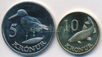 Feröer-szigetek 2011. 5K + 10K fantáziaveretek T:1 Faroe Islands 2011. 5 Krónur + 10 Krónur fantasy coins C:UNC