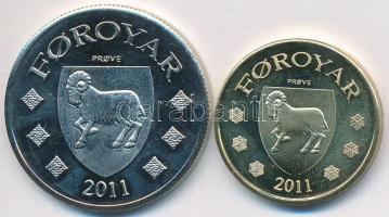 Feröer-szigetek 2011. 5K + 10K fantáziaveretek T:1
Faroe Islands 2011. 5 Krónur + 10 Krónur fantasy ...