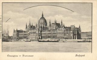 1899 Budapest V. Parlament, kiadja Divald Károly