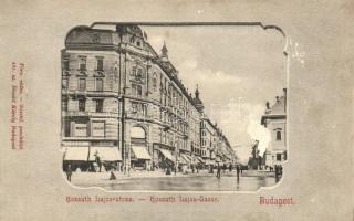 Budapest V. Kossuth Lajos utca, Franke Pál üzlete, Nemzeti Szalon, kiadja Divald Károly (Rb)