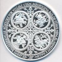 Bognár György (1944-) 1996. "Millecentenárium 896-1996" Ag emlékérem dísztokban (15.46g/0....