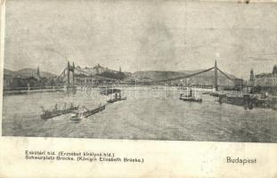Budapest, (Eskütéri híd) Erzsébet híd (EB)
