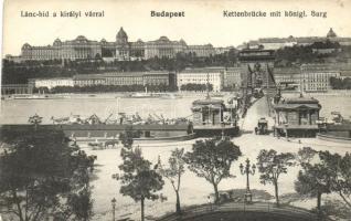 Budapest, Lánchíd, Királyi vár (EK)