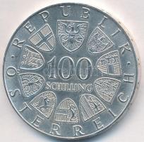 Ausztria 1976. 100Sch Ag "200 éves a Várszínház" T:2 Austria 1976. 100 Schilling Ag "200th anniversary of the Burgtheater" C:XF