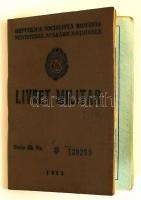 1988 Fényképes román szolgálati igazolvány áthelyezési bejegyzésekkel / 
1988 Romanian ID