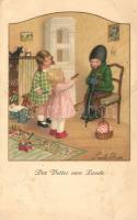 Children, No. 3016. litho s: Pauli Ebner (EK)
